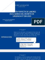 Suspensión Perfecta de Labores en El Marco Del Decreto de Urgencia #038-2020
