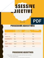 Possessive Adjective 1