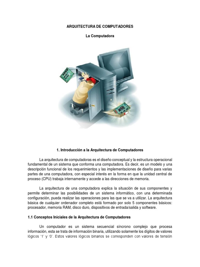 Introducci n A La Arquitectura De Computadores PDF Almacenamiento 