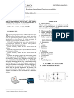 Practica 3 Rectificacion de Onda Completa Monofasica