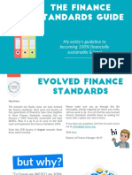 The Finance Standards Guide: My Entity's Guideline To Becoming 100% Financially Sustainable & Legal