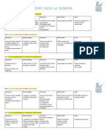 Menú para La Semana PDF