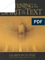 Listening To The Spirit in The Text