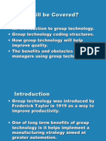 Group Technology Implementation Phases and Benefits