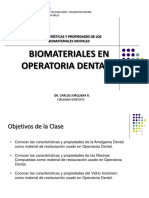 Características biomateriales dentales