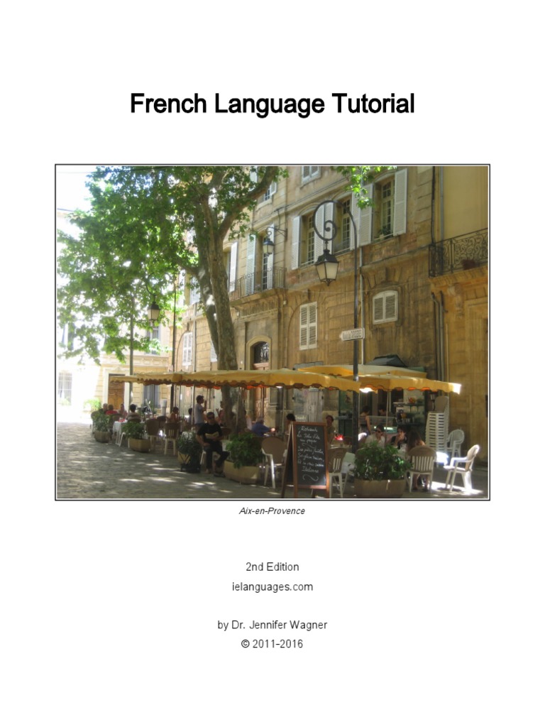 French Language Tutorial, PDF, Vowel