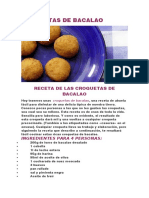 Croquetas de Bacalao