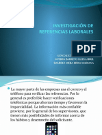 Investigación de Referencias Laborales