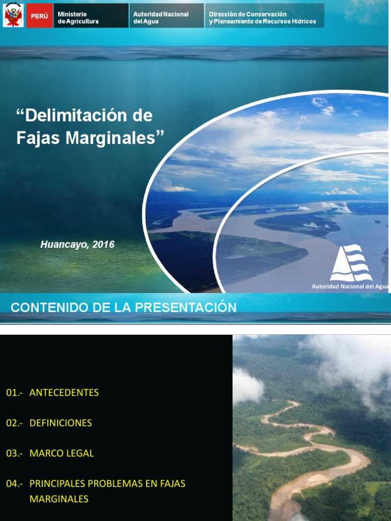 Delimitación de Fajas Marginales | PDF | Reservorio | Agua y política