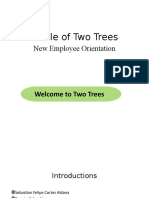 A Tale of Two Trees: New Employee Orientation