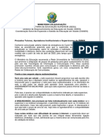 Esclarecimentos Supervisão Longitudinal e Comprovação de Freguência PDF