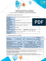 Guía de Actividades y Rúbrica de Evaluación - Tarea 5 - Elaborar Mapa Mental y Participar en El Videojuego Sobre El Flujo y Expresión de La Información Genética