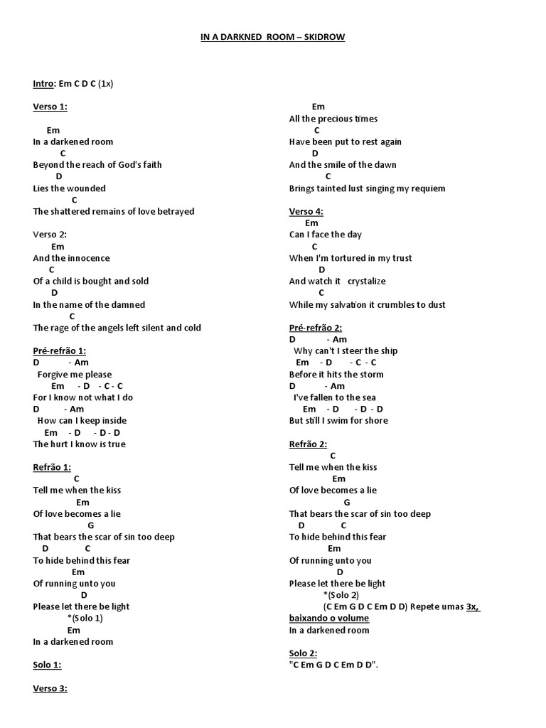 In The Darkness Room PDF Theology