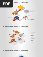 3D Supply Chain Shapes For Powerpoint: Supplier