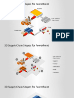 3D Supply Chain Shapes For Powerpoint: Supplier