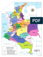 Mapa Colombia Político