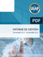 Informe de Gestion UIAF Nov2015 - Nov2016