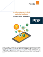 Probleme GeoGebra Clasa A VIII-a Sem I ELEVI44006