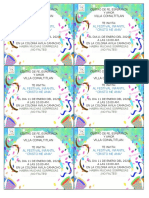 Invitaciones Niños Fin de Año