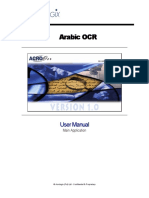 Arabic OCR Arabic OCR Arabic OCR Arabic OCR: User Manual