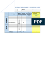 Cuadro de Seguimiento FORMULA VIERNES