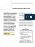 Evaluación Clínica Del Paciente Hipertenso: Monográfico