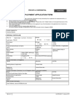 Hyflux Employment Application Form - v1.3 PDF