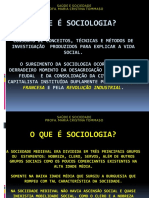 O Que É Sociologia - Slides PDF