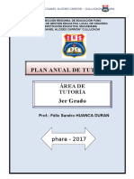 PLAN ANUAL DE TUTORÍA 2017 3RO