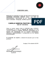 Certificado