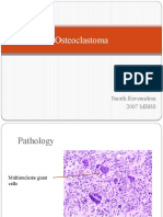 Osteoclastoma: Sarath Raveendran 2007 MBBS