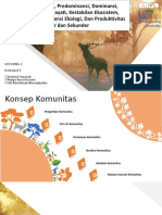 Konsep Komunitas, Energi Dan Produktivitas