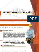 Presentación de Metroconstructores SAS