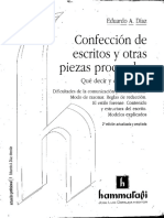 Confecc Escritos Piezas Proc E Díaz PDF