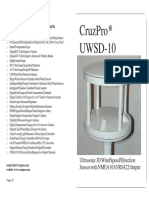 Manual Instalación Anemómetro CruzPro UWSD-10