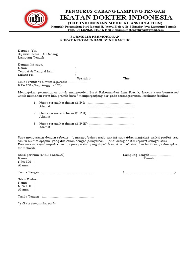 form-rekomendasi-form-trip-pdf