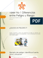 Taller No 1 y 2 Diferencias Entre Peligro y Riesgo Corregido