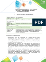 Guía para Entrega de Informe Del Componente Práctico. - Realizar Salida de Campo.