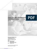 Cisco 575 LRE CPE Hardware Installation Guide: April 2001