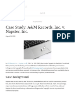 Case Study: A&M Records, Inc. v. Napster, Inc. - Blog - @WashULaw