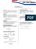 2do - A - y - B - Polinomios - Expresiones Algebraicas PDF
