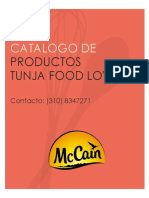 Catalogo McCain Tunjafoodlovers