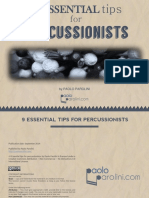 9 Essential Tips For Percussionists PDF