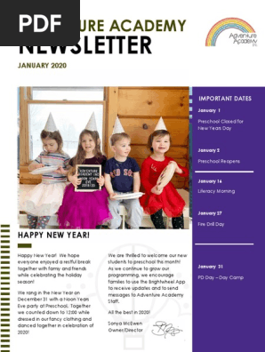 january newsletter