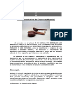 Acta Constitutiva y Documento Representativo para Registrar Acta