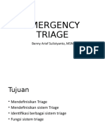 Emergency Triage: Benny Arief Sulistyanto, MSN