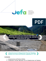 Infraestructuras de disposición final de residuos sólidos en el marco del Decreto Legislativo N° 1278
