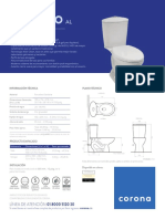 Sanitario Aquapro Alongado Ficha Tecnica