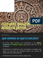 Culturas originarias de América Latina.
