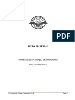 Study Material: Vivekananda College, Thakurpukur